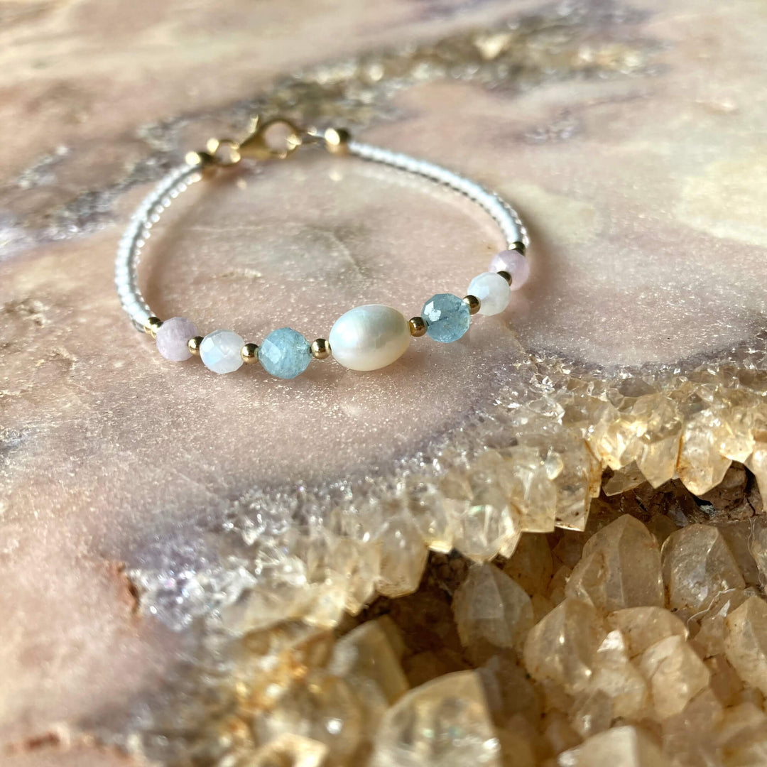 Mumma of an Angel Gold healing Bracelet