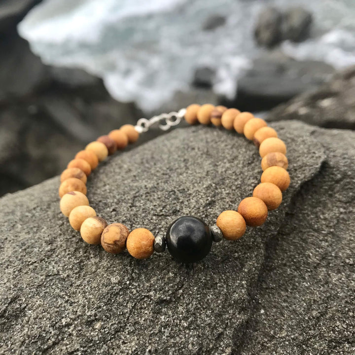 Palo Santo & Shungite healing Bracelet unisex