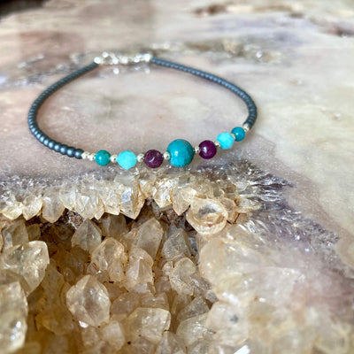 Peacock love ladies Anklet for healing