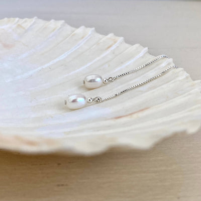 Pearl Thread womens Earrings