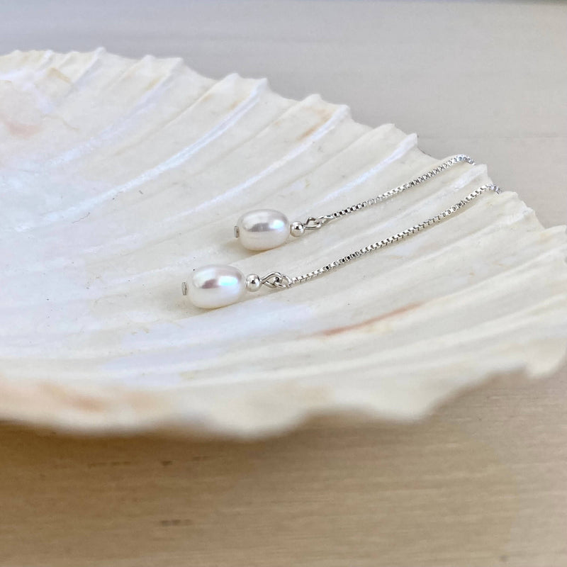 Pearl Thread womens Earrings