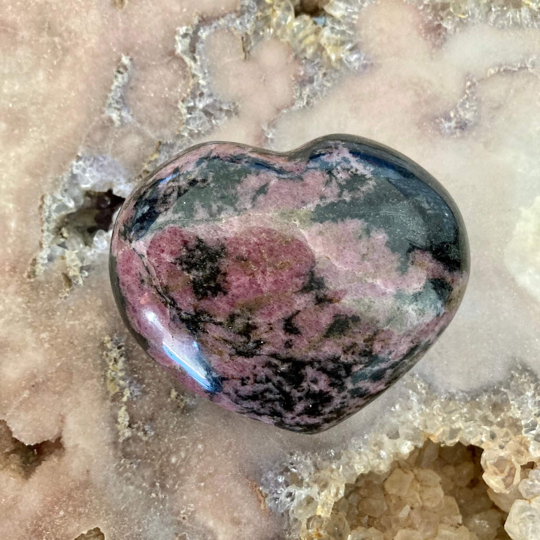 Rhodonite Heart small 3