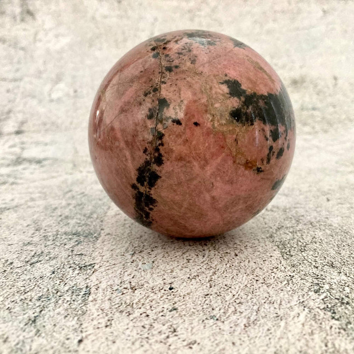 Rhodonite sphere 3