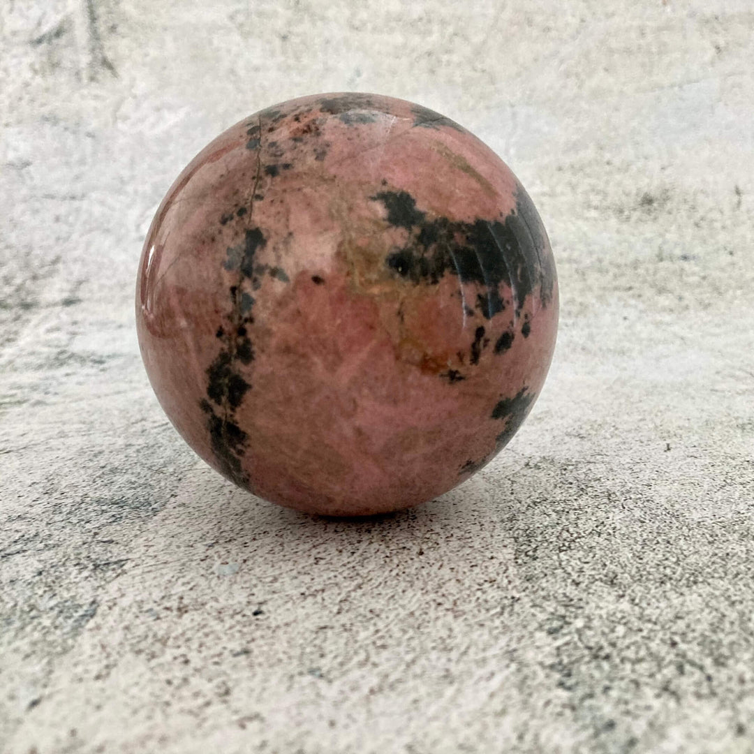 Rhodonite sphere