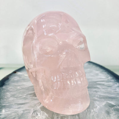 Rose Quartz Skull 2
