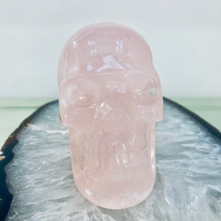 Rose Quartz Skull 7