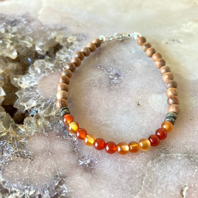 Sacral chakra bracelet for healing