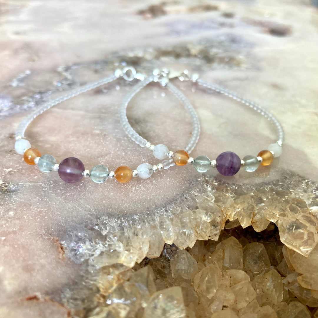 Soul Sista crystal bracelet set