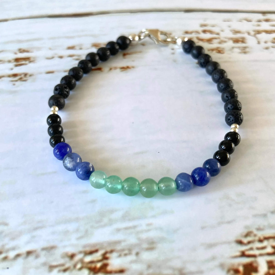 Totes zen ladies crystal anxiety bracelet