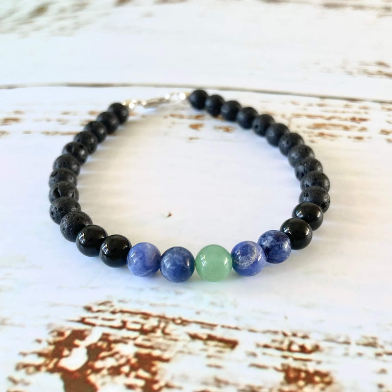 anxiety bracelet Tots Zen healing crystal mens