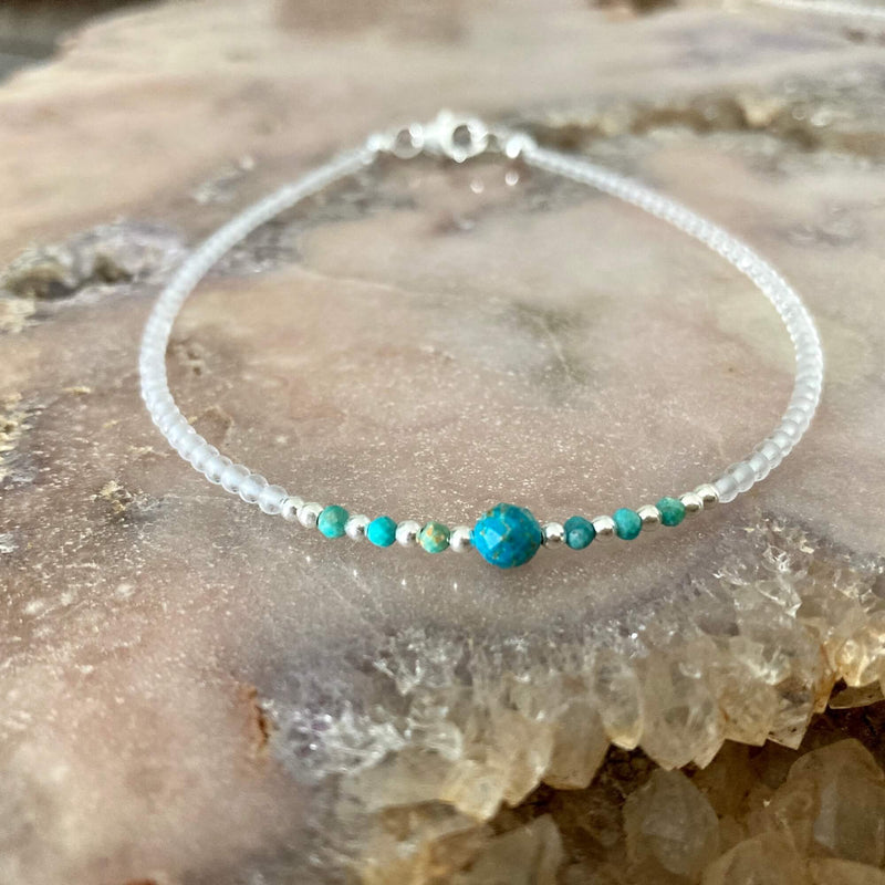 Turquoise Anklet for healing