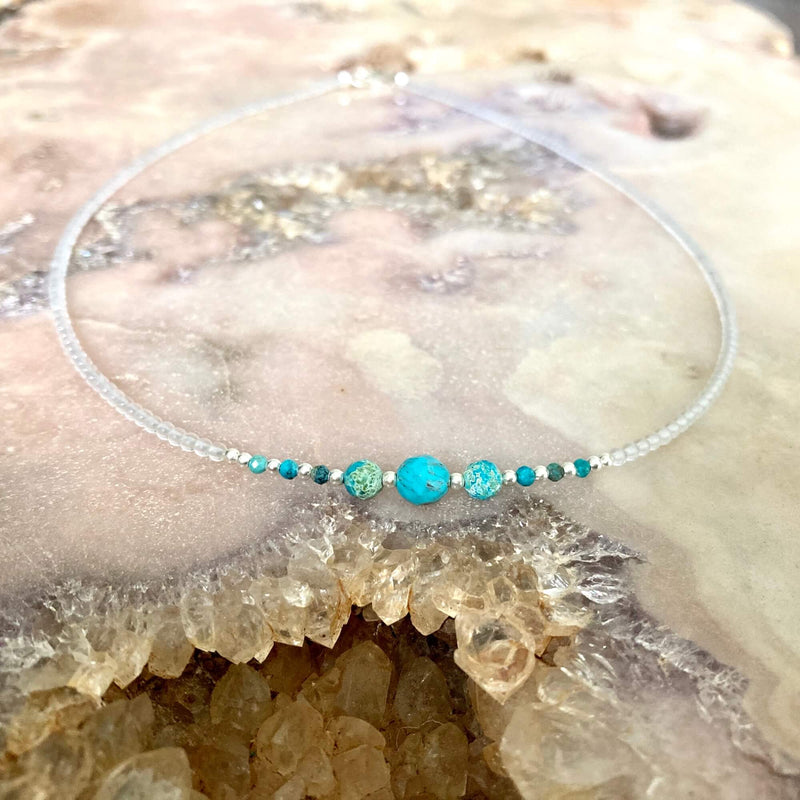 Turquoise Necklace ladies healing necklace