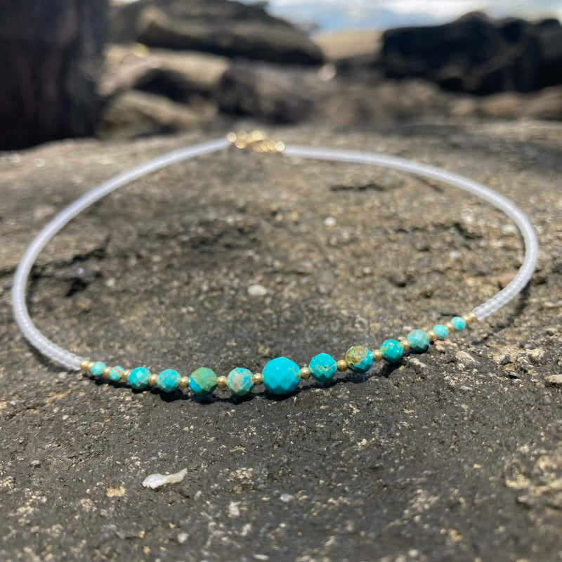 Turquoise & Gold Necklace