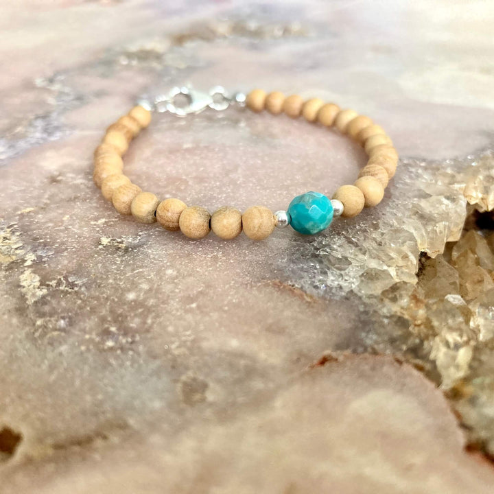 Turquoise boys bracelet for healing