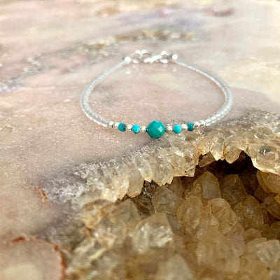 Turquoise bracelet for healing ladies