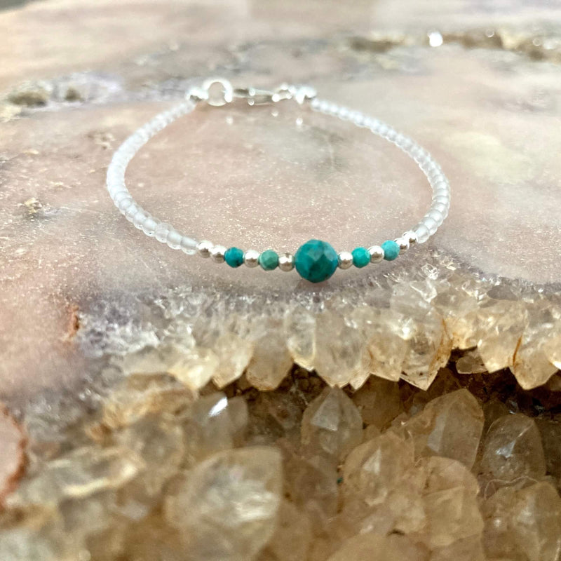 Turquoise bracelet for ladies healing