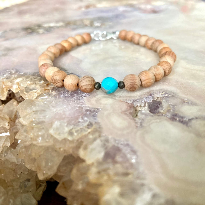 Turquoise healing bracelet for men