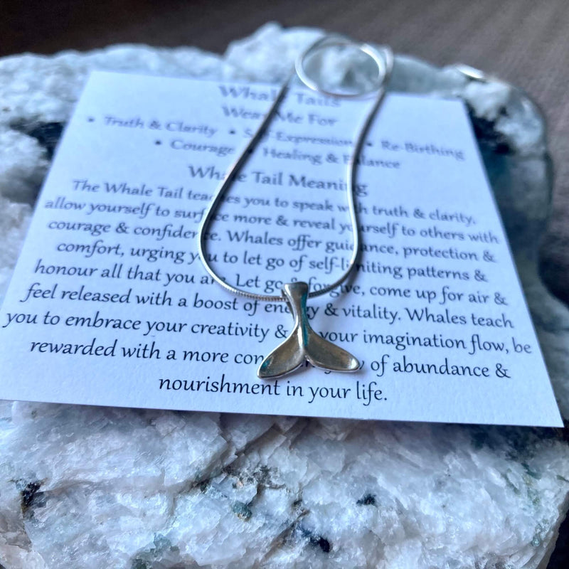 Whale Tail empowerment Necklace