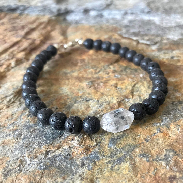 Alignment - Tibetan Quartz Mens Healing Crystal Bracelet