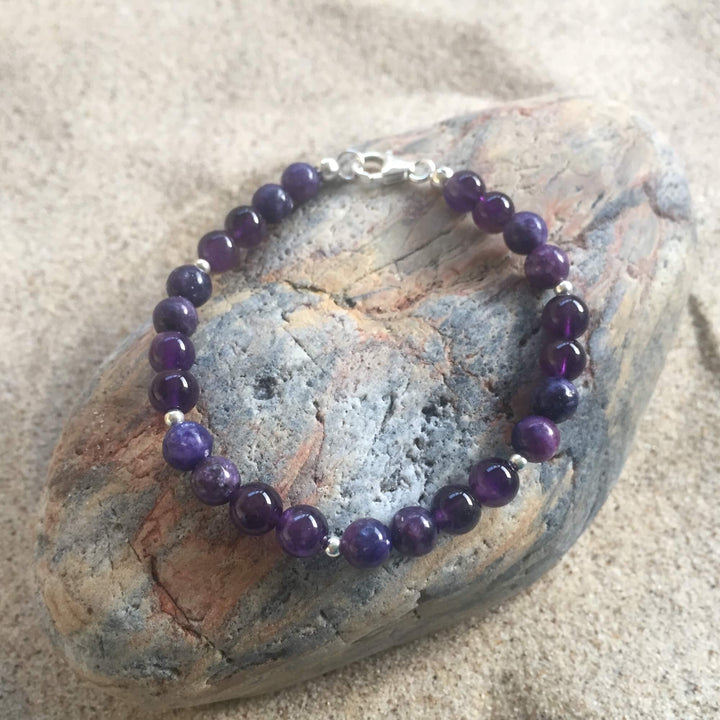 Amethyst & Lepidolite Bracelet