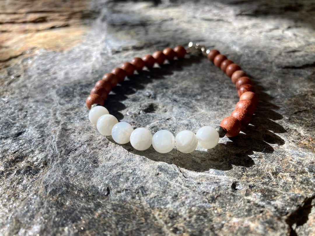 Balance - Moonstone Mens Bracelet by Mana for Men