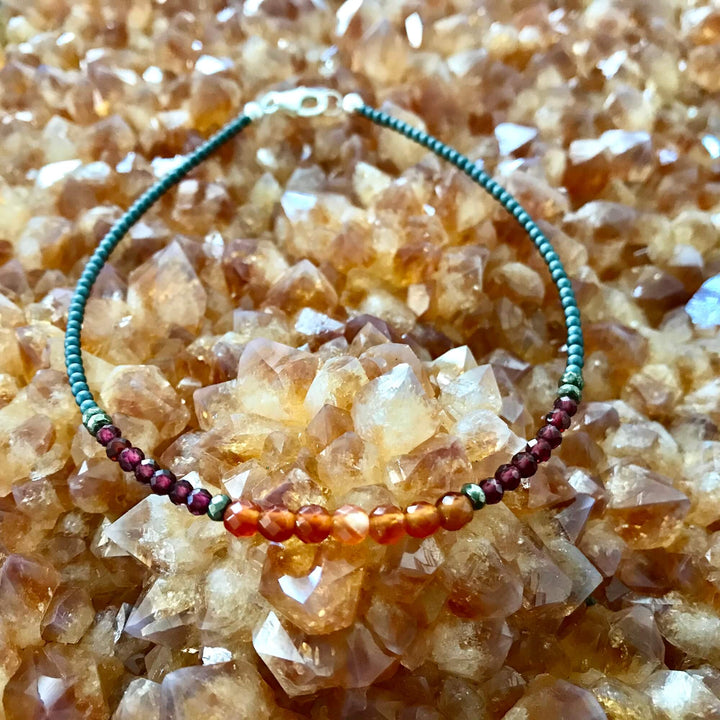 fire Elements Crystal Anklet