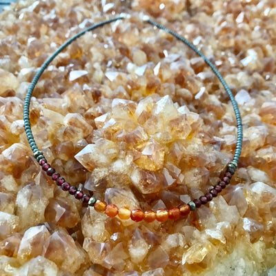 fire Elements Crystal Necklace