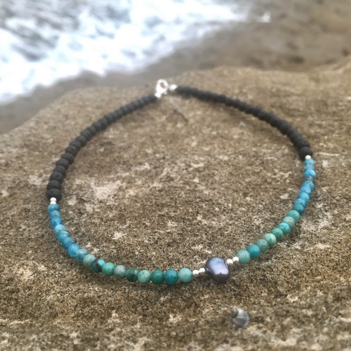 kids mermaid dreaming lava rock diffuser necklace