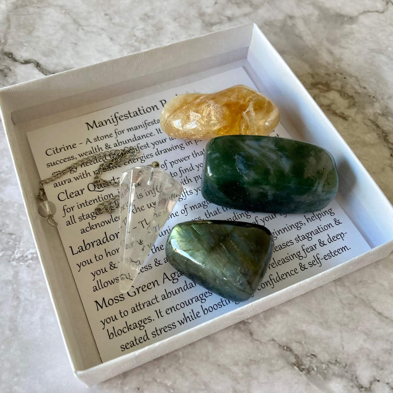 manifest boxed crystal collection