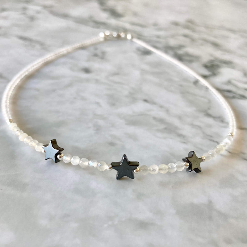 staryy starry night necklace