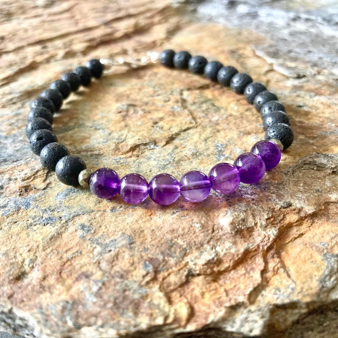 Zen - Amethyst Men's Bracelet by Mana for Men